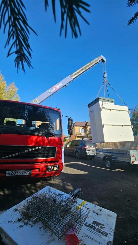 кран манипулятор, volvo fe 6x4, грузовые авто, манипулятор грузит, строительная техника