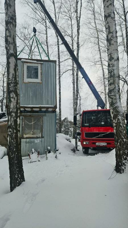 манипулятор, манипулятор бытовка, бытовка, контейнер бытовка, здание