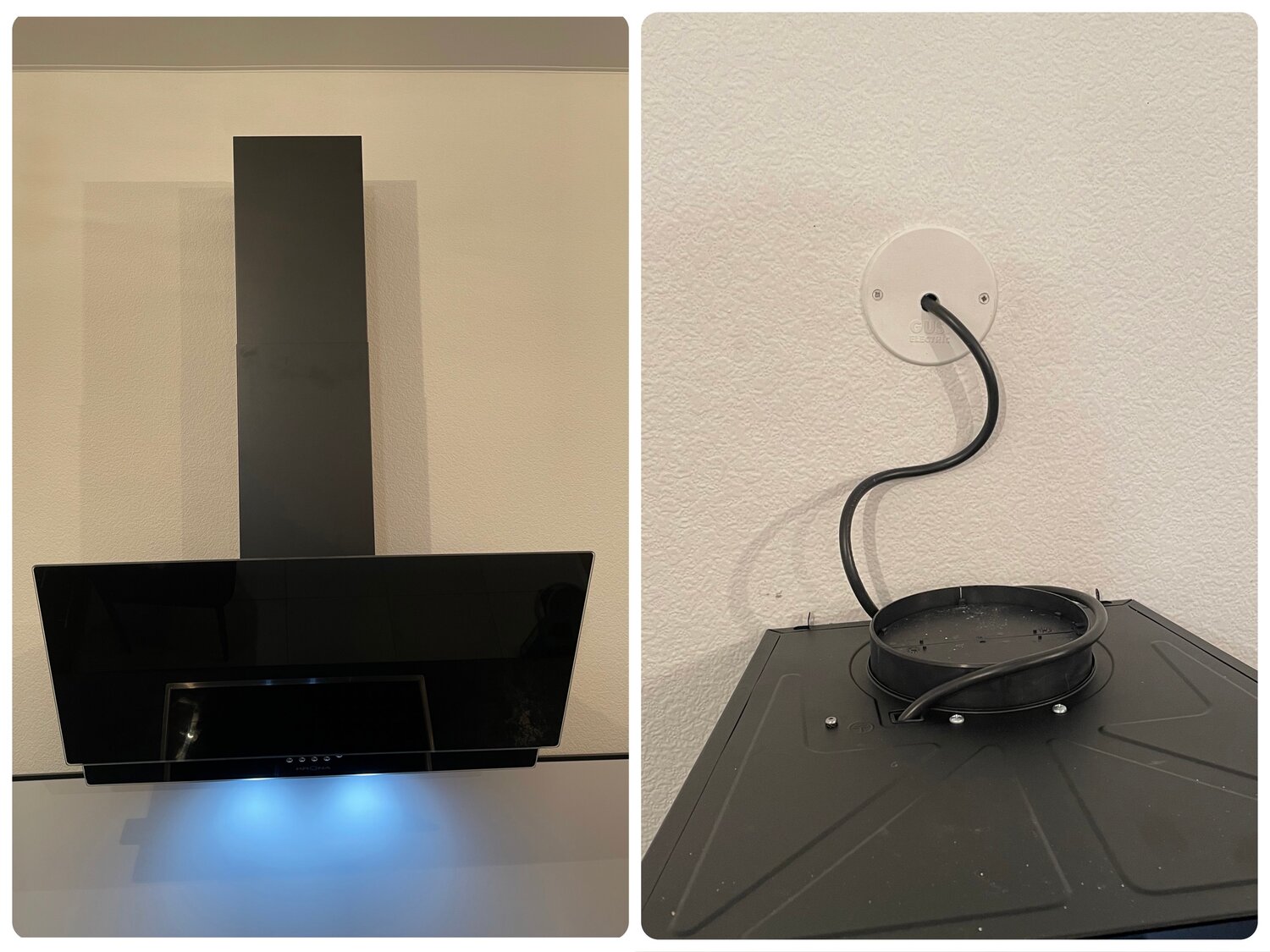 вытяжка weissgauff tau 60 tc bl, вытяжка, вытяжка для кухни 60 см, вытяжка кухонная купольная, наклонная вытяжка