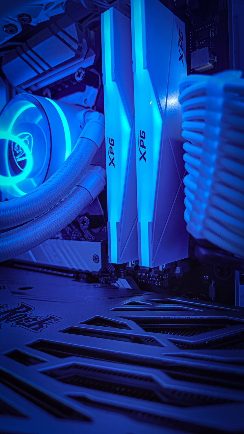 новый пк, красивый пк, asus rog strix lc 360 rgb white edition, компьютеры, asus rog strix lc 360 rgb