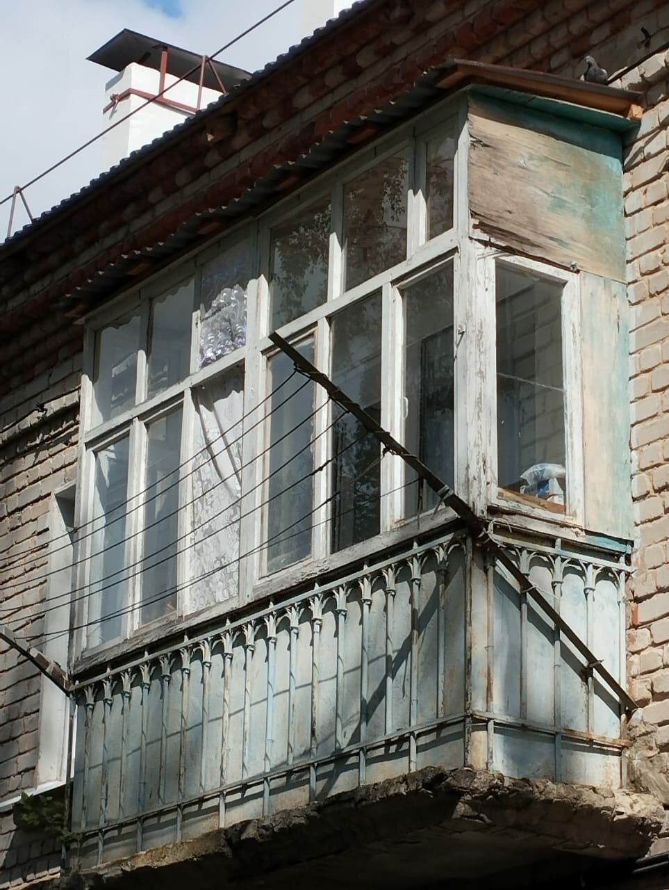балкон, дом в, балкончики тбилиси, старые дома, дом купца трусова бежецк