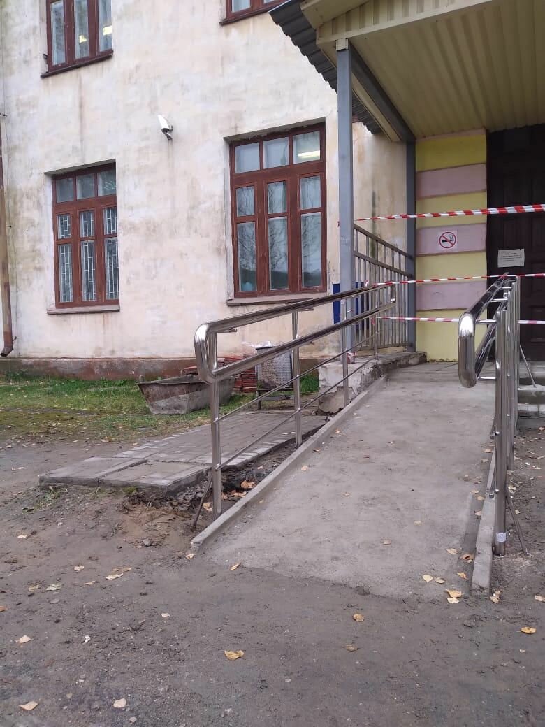 пандус в многоквартирном доме, пандус, пандус металлический, пандусы в жилых домах, пандус доступная среда