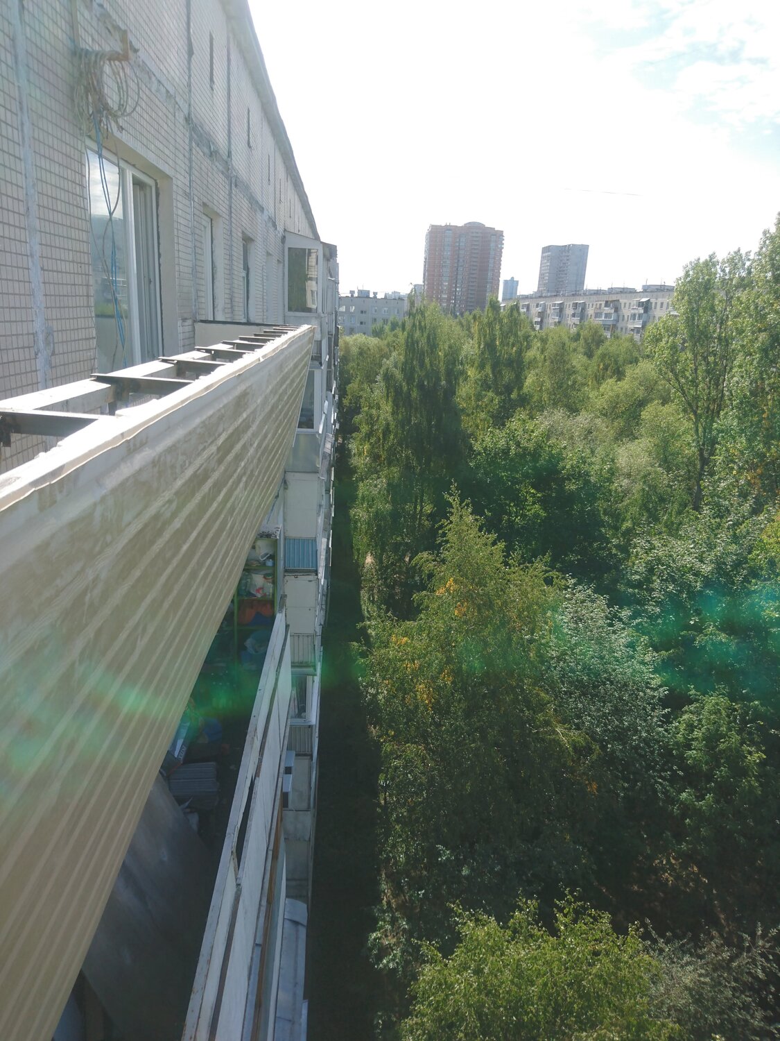 балкон, здание, улица, лоджия, вид с балкона 22 этажа