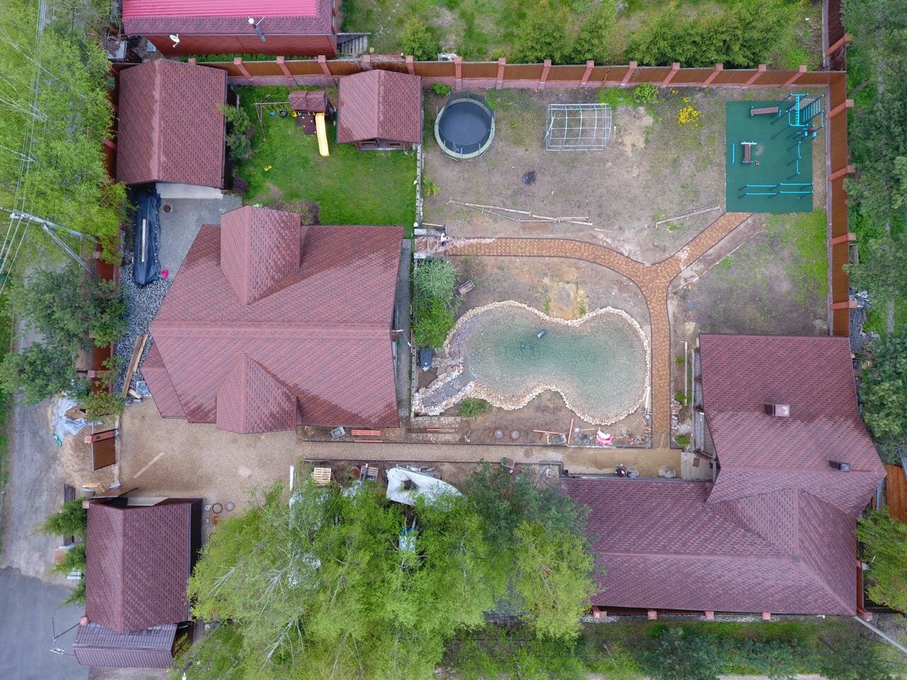 участок, коттедж, ландшафт, дача, особняк