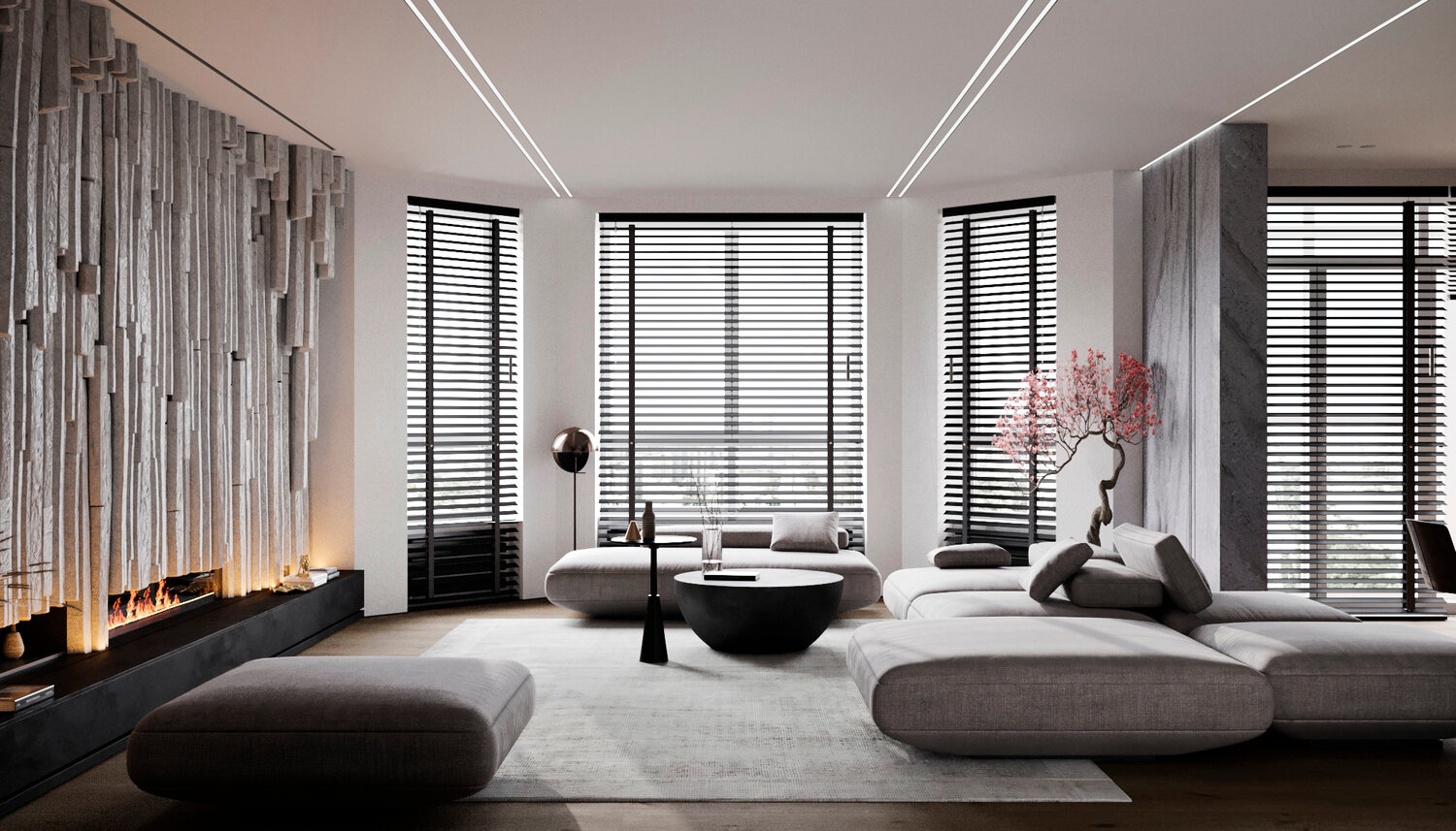 интерьер, интерьер современный, дизайн интерьера, стильный интерьер, интерьер гостиной