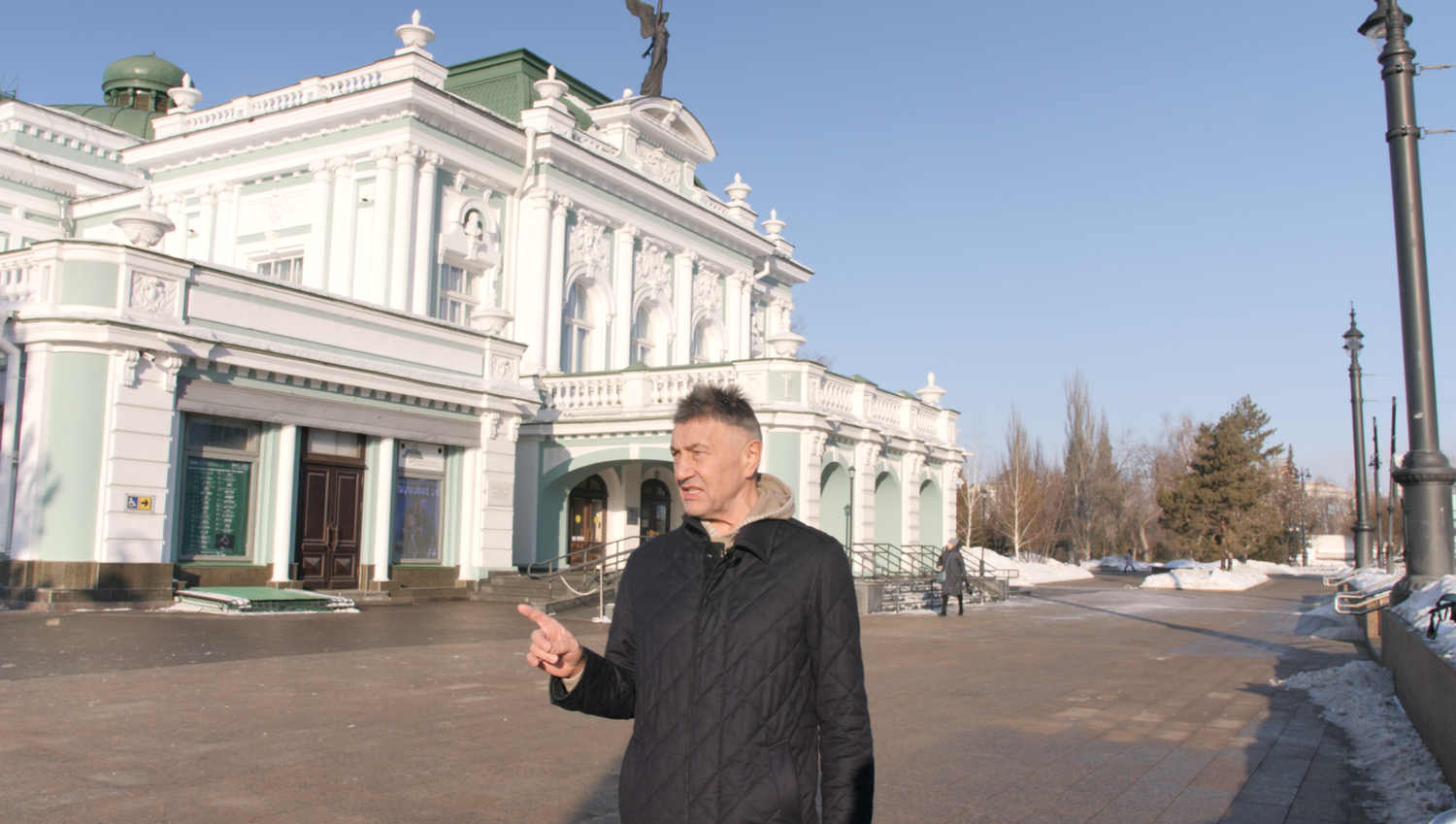 омский академический театр драмы осенью, омский академический театр драмы, омский академический театр драмы весна, театр драмы, омский академический театр драмы 1941