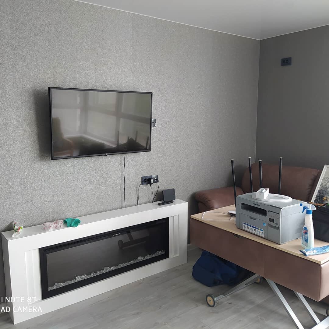 тв тумба с камином, комната, камин электрический, электрический камин alex bauman lokko vista 34, тумбочка для телевизора