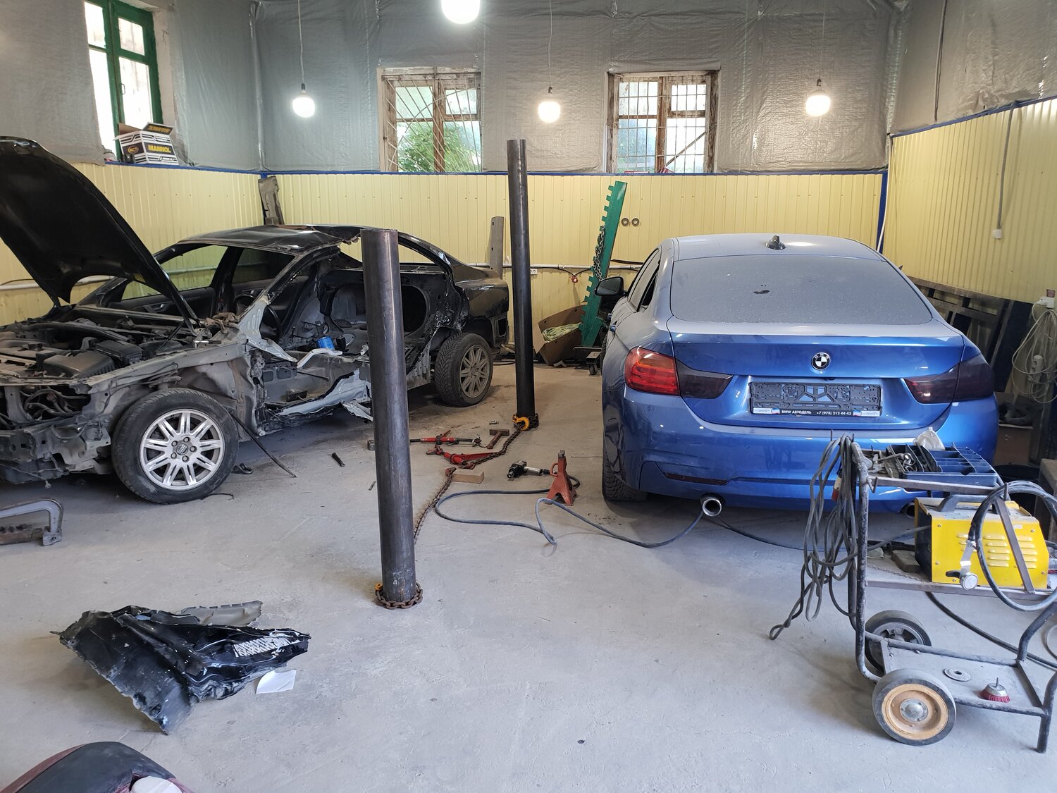 bmw, автосервис, бмв седан битая, масляный сервис бмв, bmw e60