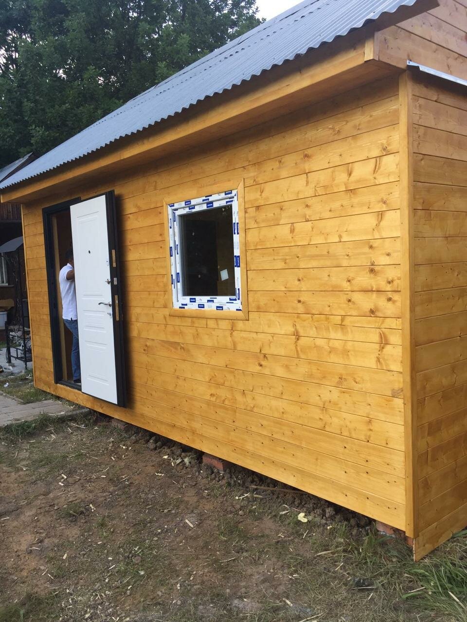 Обшить дом имитация бруса