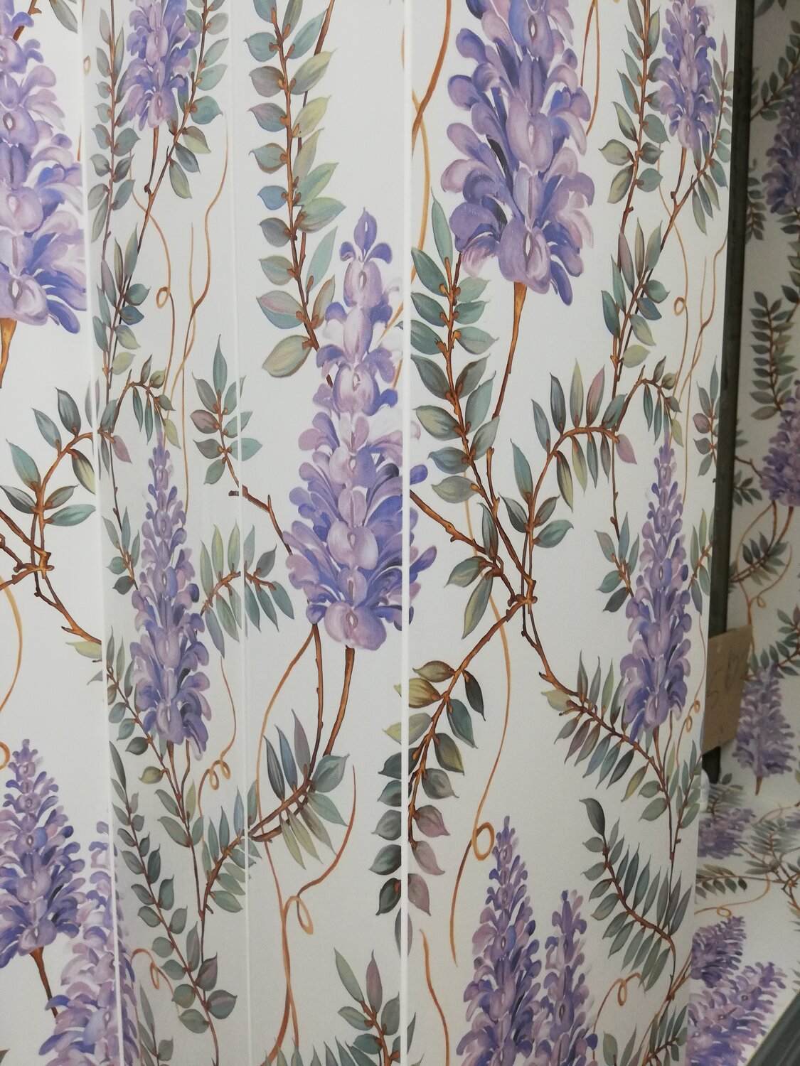 плитка монфорте kerama marazzi глициния, керама марацци глициния, керама марацци монфорте глициния, керама марацци монфорте декор глициния обрезной 40x120, узоры лаванды