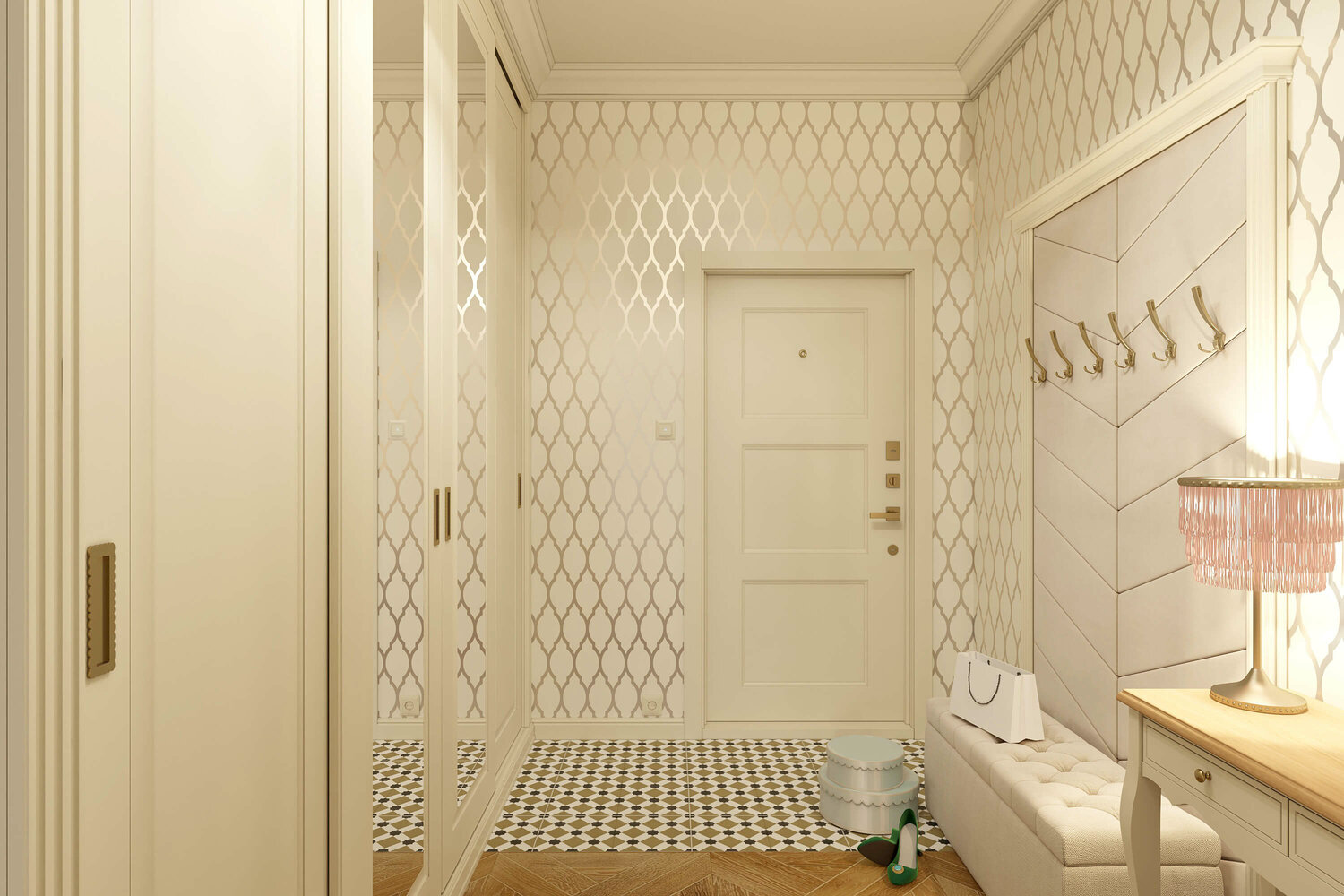 прихожая в стиле неоклассика, стильная прихожая в классическом стиле, прихожая в стиле современная классика, прихожая в классическом стиле, прихожая неоклассика