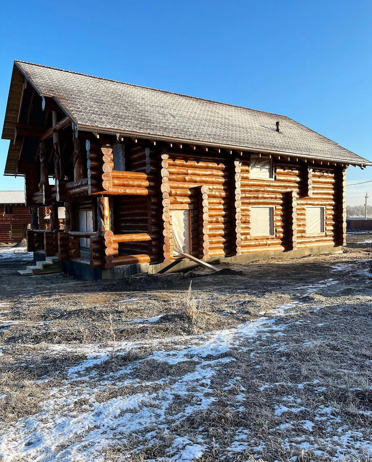 сруб дома, дом бревно, дом сруб, дом из кедра, загородный дом