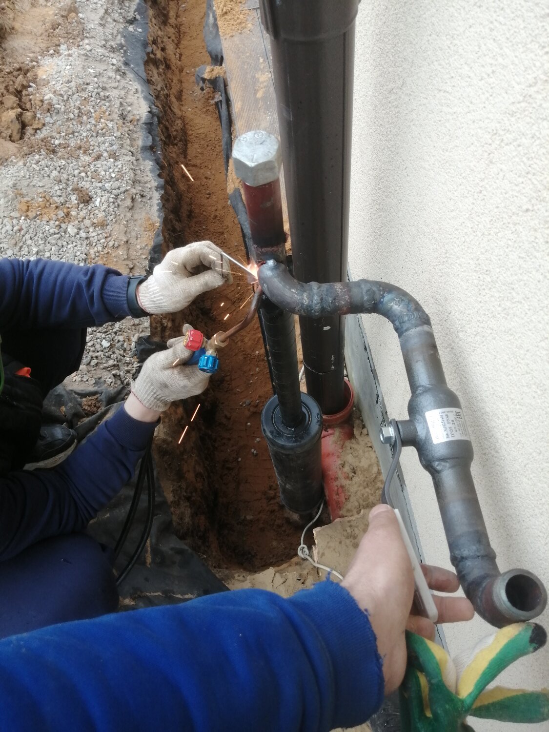 монтаж водопровода, прокладка водопровода, трубы для водопровода, водопровод, отопление водоснабжение