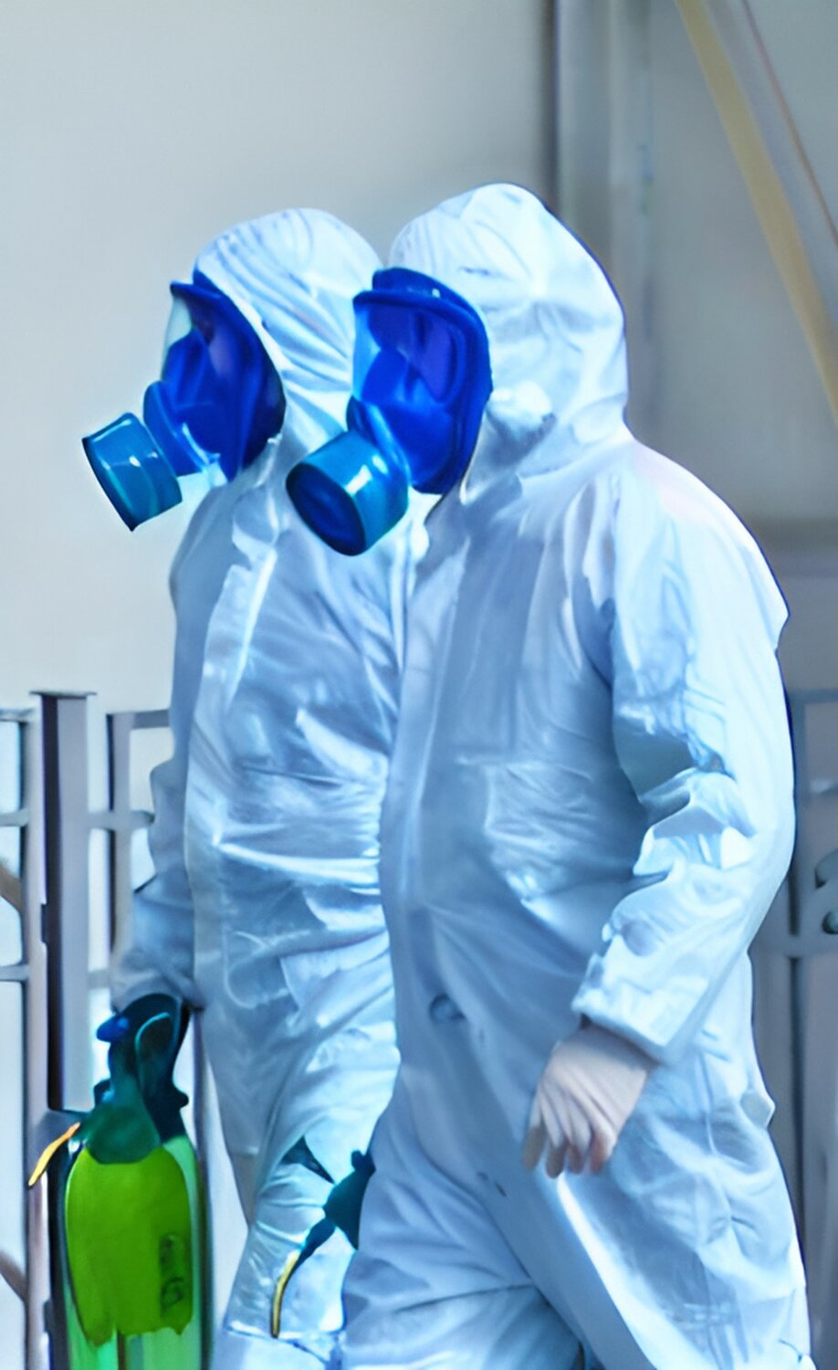 заболеваемость коронавирусом, костюм эпидемиолога, дезинфекция covid-19, дезинфекция, респиратор для дезинфекции