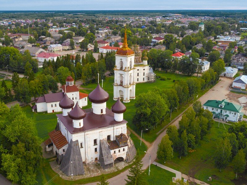 каргополь, город каргополь, соборная площадь каргополь, каргополь архангельская область, город каргополь архангельской области