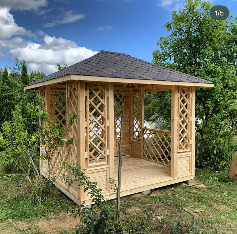 беседка садовая деревянная, беседка деревянная для дачи, беседка деревянная, беседка из дерева, беседки садовые для дачи