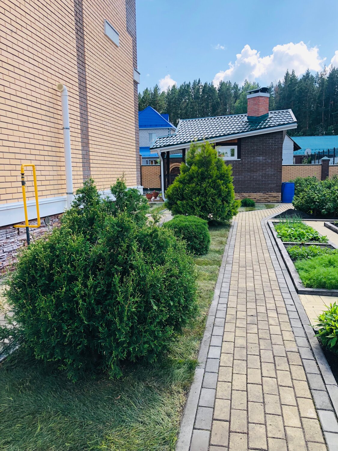 загородный дом, коттедж, южная усадьба култаево, дом коттедж, ландшафтный дизайн