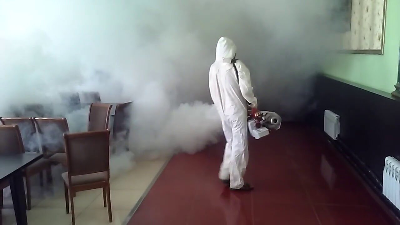 фумигация, холодный туман, горячий туман, дезинсекция, дезинфекция помещений