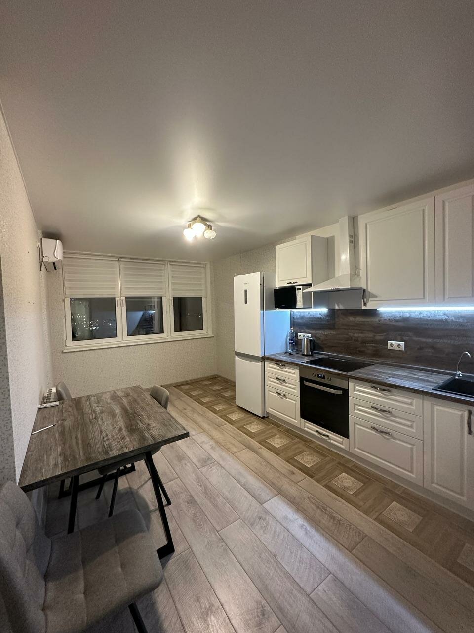 квартира, интерьер, дизайн интерьера, квартира студия, кухня гостиная