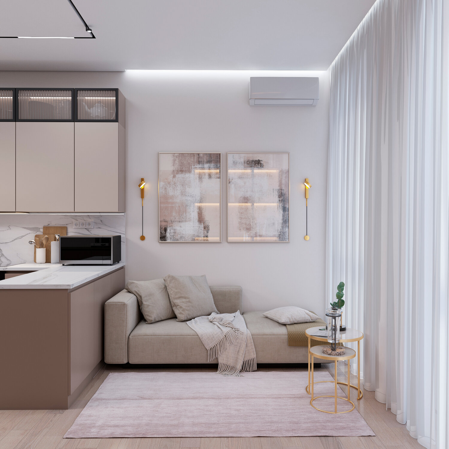 интерьер квартиры студии, дизайн квартиры студии, интерьер квартиры в современном стиле, дизайн интерьера квартиры студии, дизайн студии