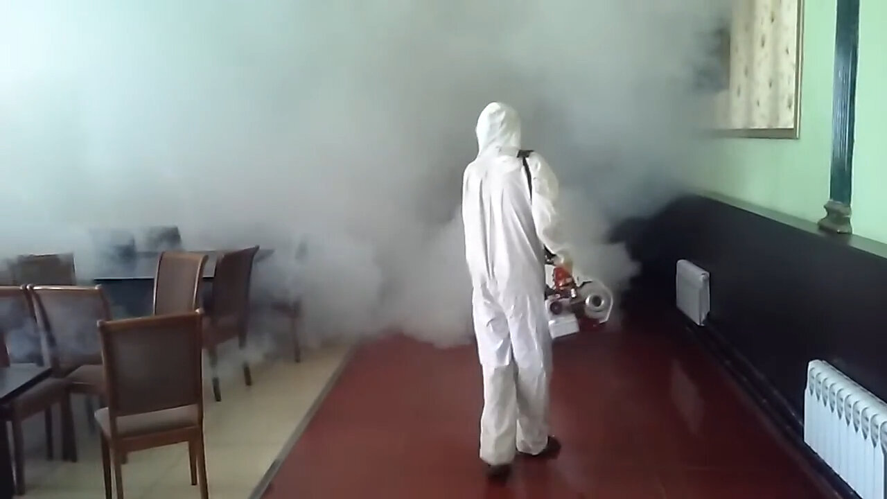 дезинсекция клопов туманом, дезинсекция горячим туманом, дезинсекция, дезинфекция помещений, дезинфекция