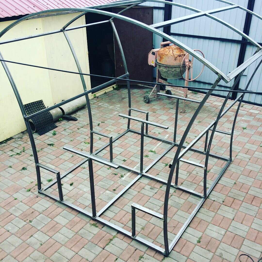 сварка каркаса для цветов, изделия из профильной трубы, сварной каркас, технологические сварочные изделия из металла, теплица сварная "слава_престиж-с"
