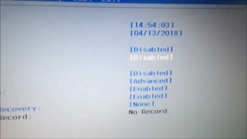 Установка Windows Acer Aspire