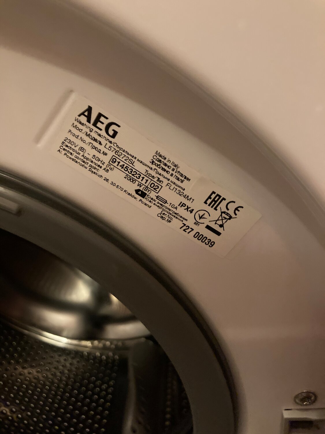 бытовая техника, стиральная машина, стиральная машина aeg lw 1250, техника, стиральная машина aeg l 72610