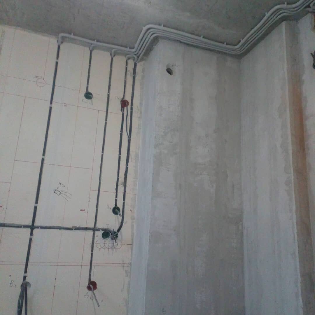 разводка электропроводки в квартире, замена электропроводки в квартире, монтаж электропроводки в новостройке своими руками, замена электропроводки, разводка электропроводки
