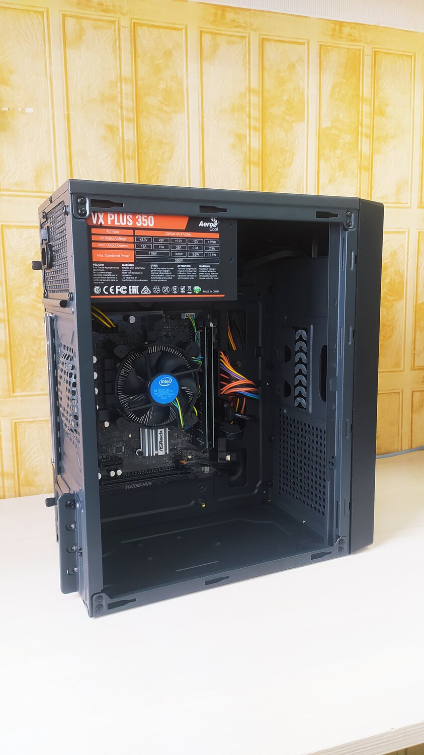 atx aerocool 350w vx-350 plus, matx aerocool qs-240, компьютер, корпус аэрокул предатор х2, aerocool vx 350