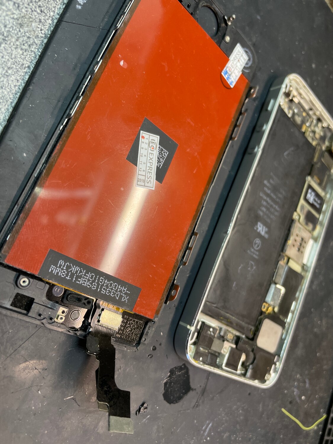 восстановление айфон 7, смартфон, iphone 10 внутри, восстановление, сломался сяоми