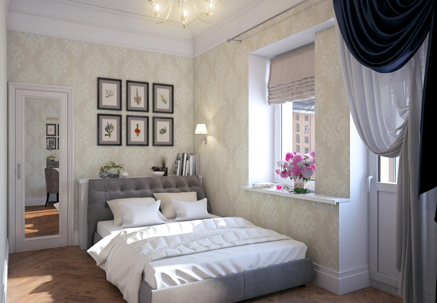 спальни дизайн интерьер, интерьер спальни в светлых, спальня современная классика, интерьер спальни, спальня дизайн