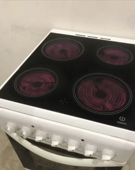 indesit плита, плита электрическая indesit, indesit плита электрическая стеклокерамика, бытовая техника, плита индезит стеклокерамика