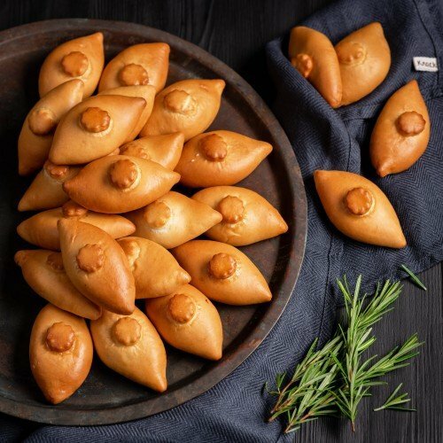 мини пирожки, пирожки, выпечка пирожки, пирожки с картошкой, маленькие пирожки