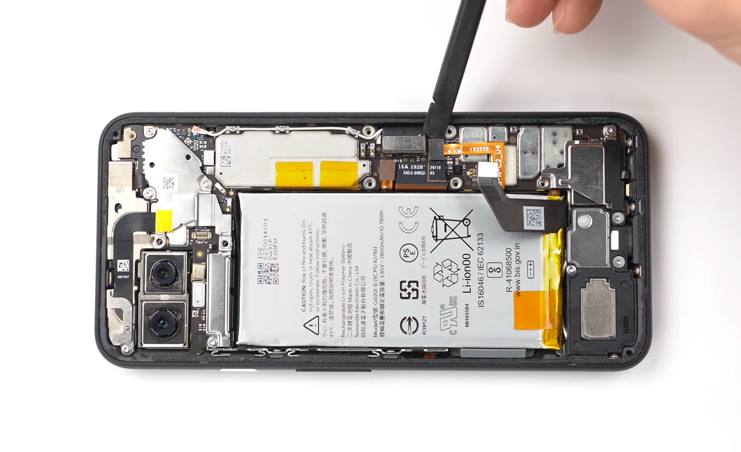 смартфон, google pixel 4 teardown, замена аккумулятора самсунг s6, замена аккумулятора самсунг, мобильный телефон
