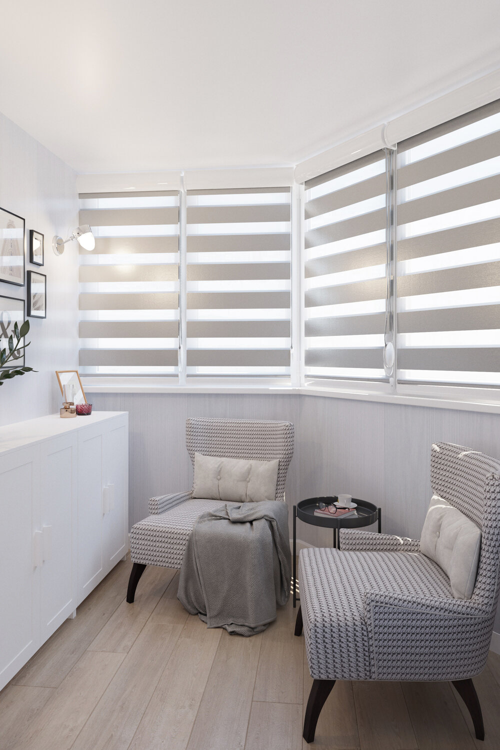 жалюзи зебра, жалюзи зебра день ночь, шторы день-ночь в интерьере, рулонные шторы зебра, жалюзи