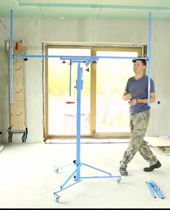 подъемник для гипсокартона knauf, подъемник гкл реечный, подъемник для гипсокартона реечный, правка для монтажа гипсокартона авито, приспособления для монтажа гкл