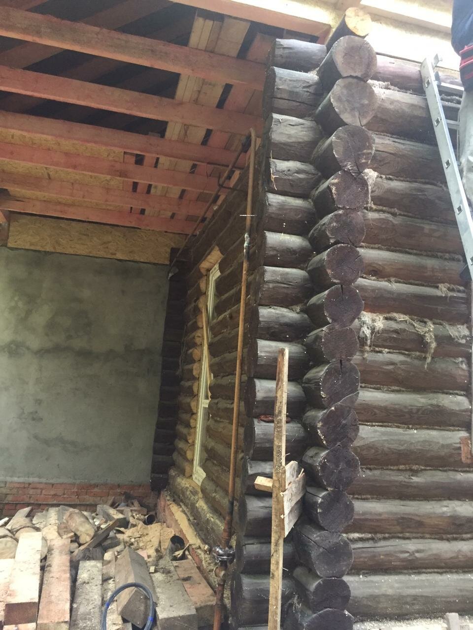 старый сруб, сруб, деревянный дом, нижняя перевязка сруба, срубы под разбор