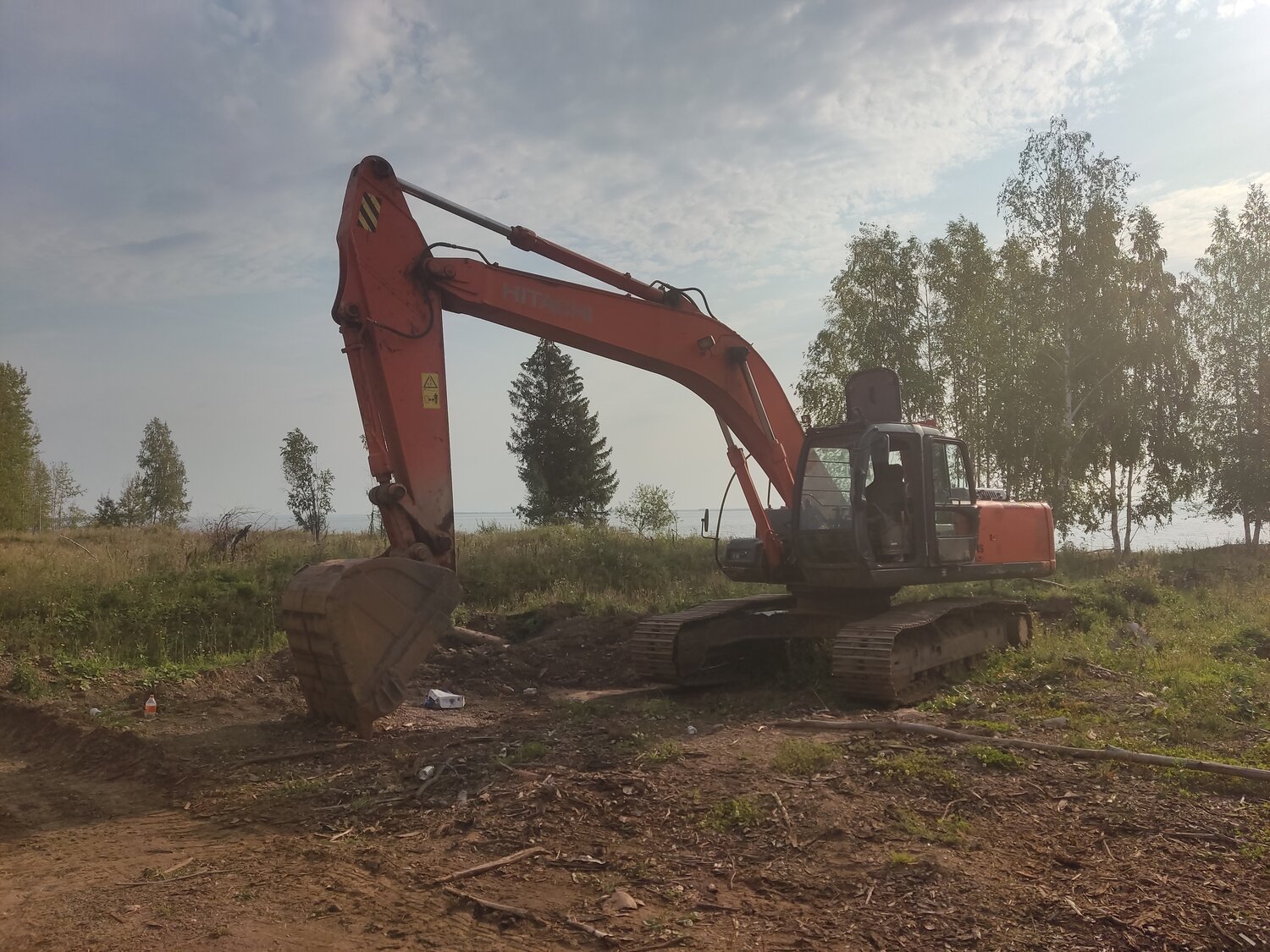 гусеничный экскаватор, hitachi zx 180 планировочным ковшом, экскаватор, hitachi zx240lc-3g, hitachi zx270