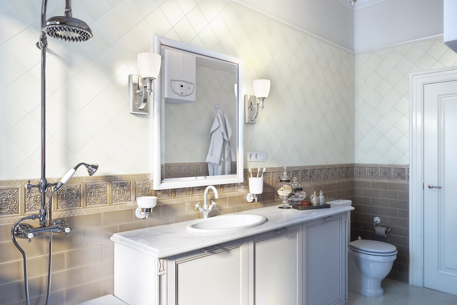 ванная комната, ванная комната в стиле, интерьер ванной, дизайн ванной комнаты, стиль ванной комнаты