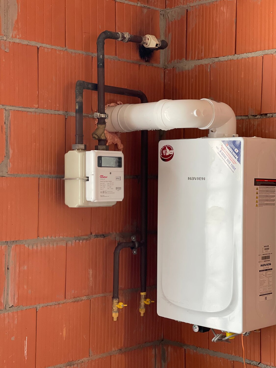 электрический котел, navien deluxe, газовый котел navien deluxe c, разводка газового котла, двухконтурный котел