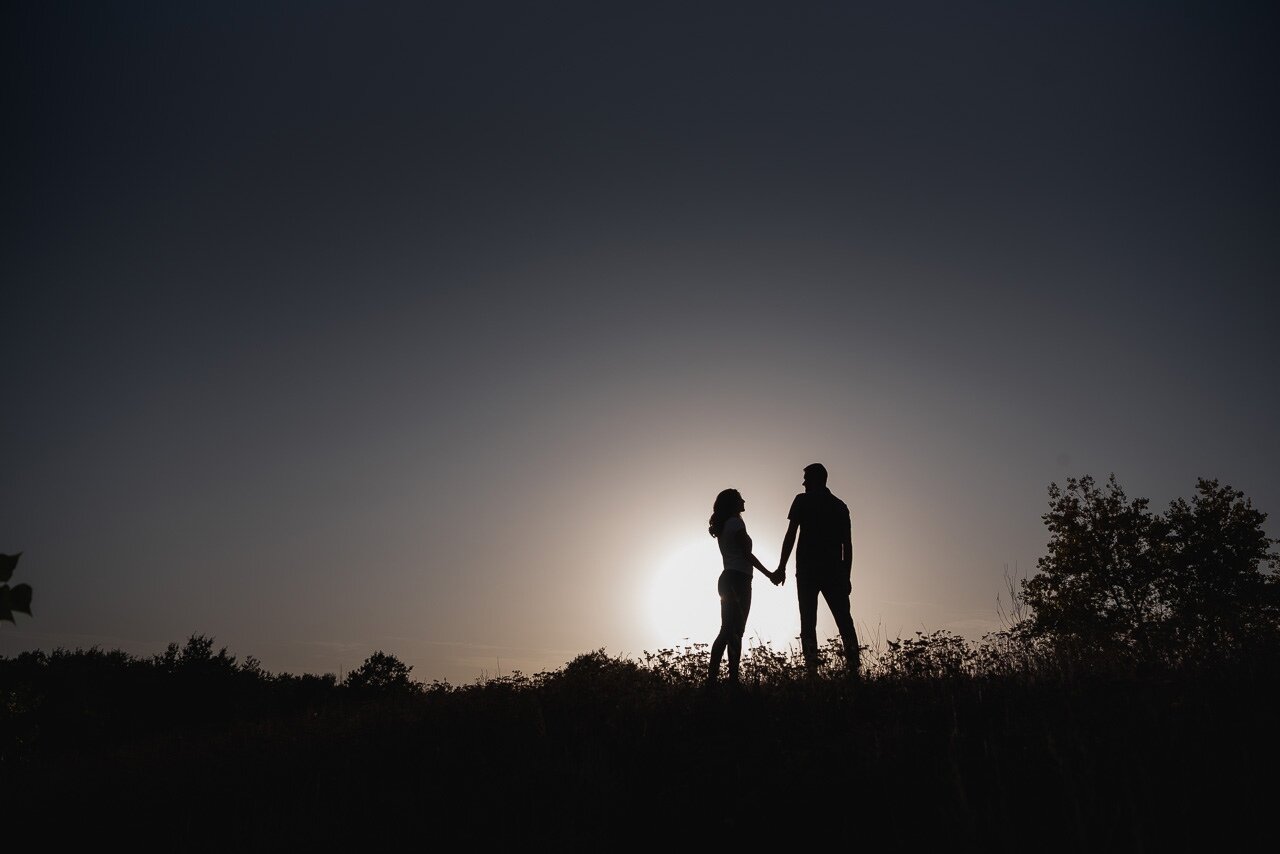 александр николаевич горбань, цой лав стори, влюбленная пара на закате, природа, любовь на закате