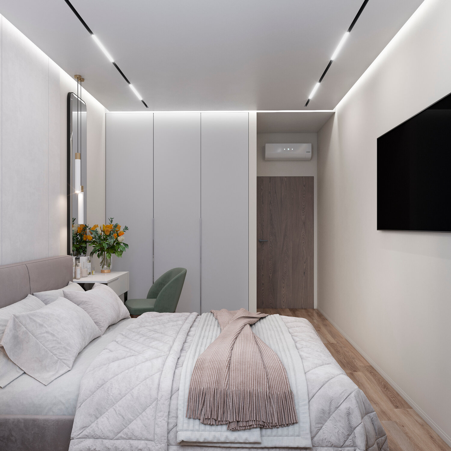 минимализм в спальне дизайн, спальня в стиле минимализм, дизайн современной спальни, спальня минимализм в светлых тонах, дизайн интерьера спальни