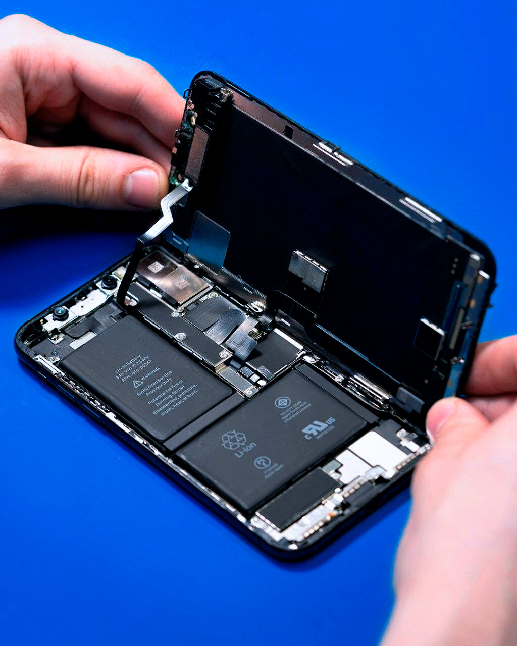 смартфон, iphone, iphone x ifixit, акб iphone x, iphone x в разборе