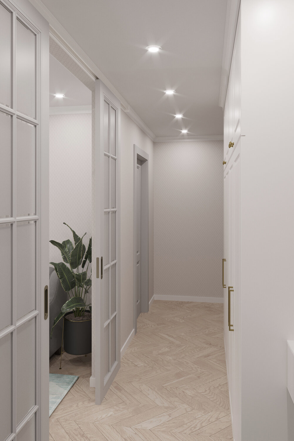 коридор, светлый коридор декор, шкаф в узкий коридор, прихожая в узкий длинный коридор 4 метра, прихожая