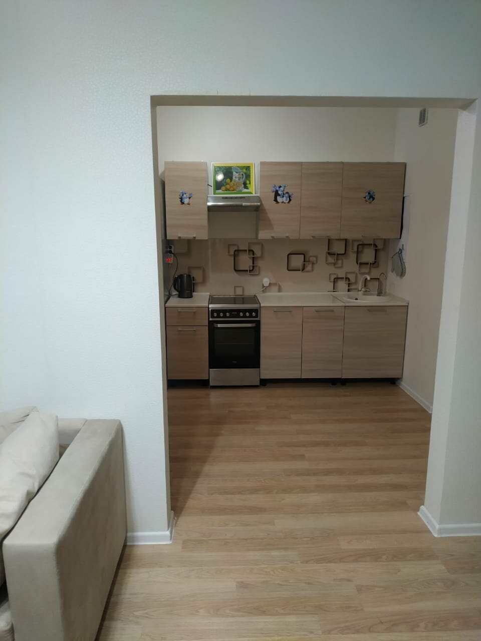 квартира-студия, квартира, кухня от сетл сити студия, пик евродвушка 46,8, 2 комнатная студия