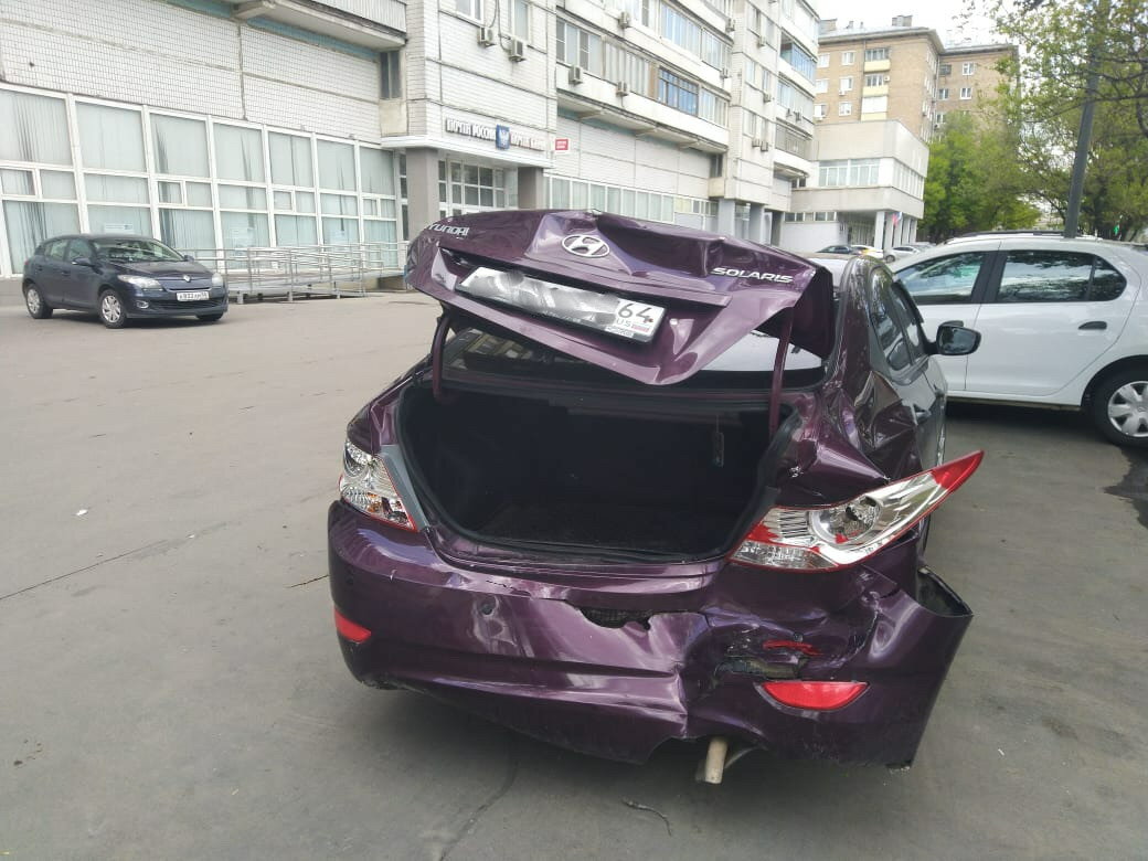 Ремонт задней части автомобиля