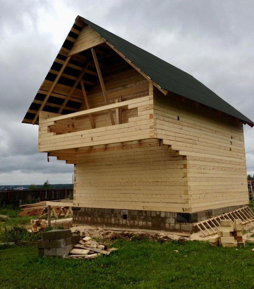Строительство дома из бруса