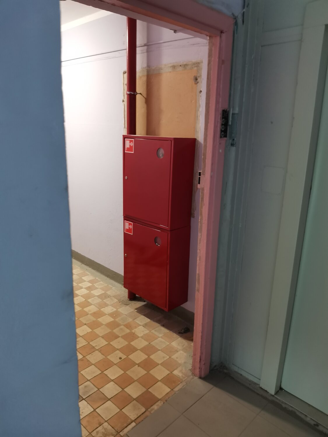 Замена пожарного шкафа