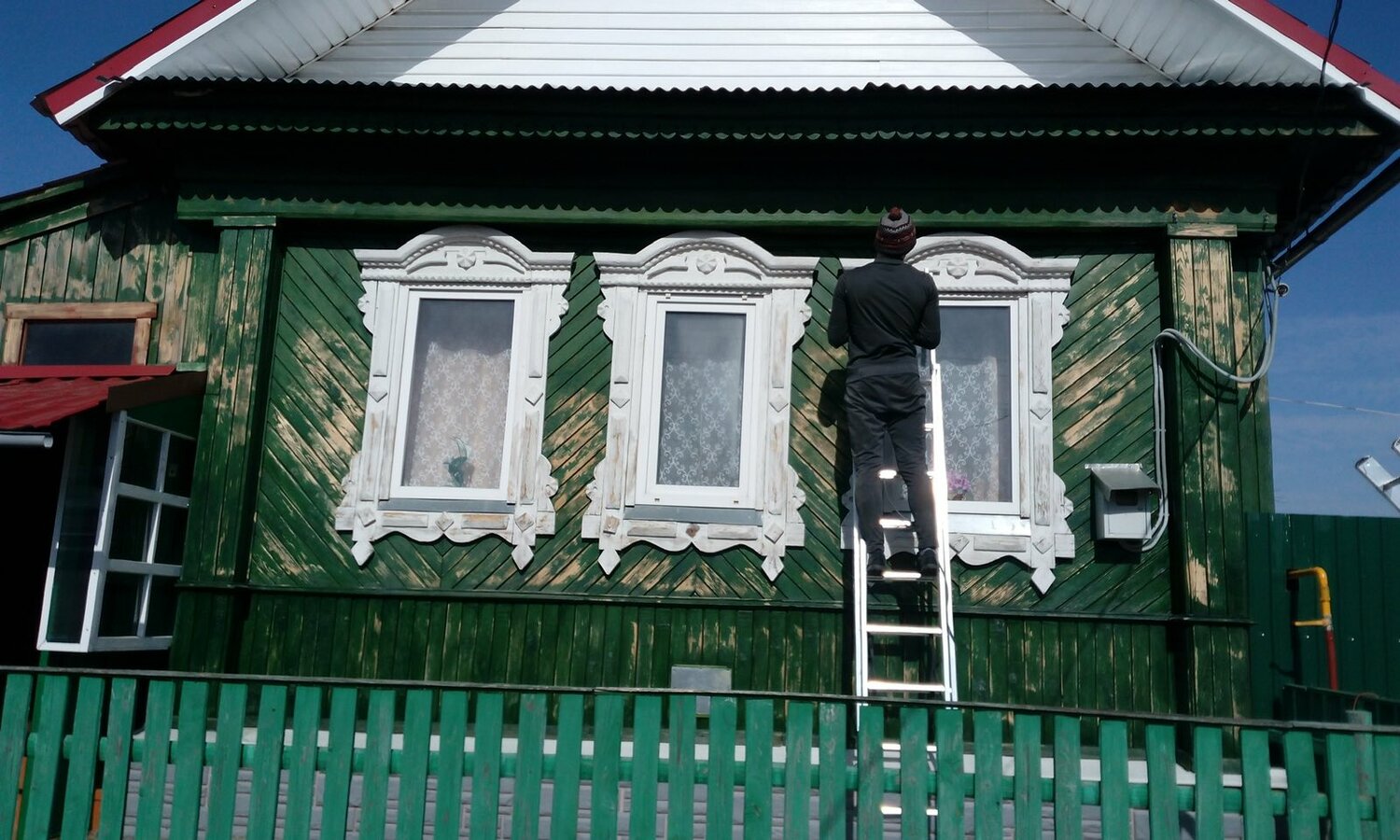 дом, деревянный дом, в селе, недвижимость, деревни